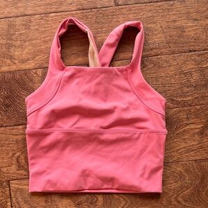 Women's Pink Athletic Tank Top